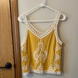 Boho Crochet Top M